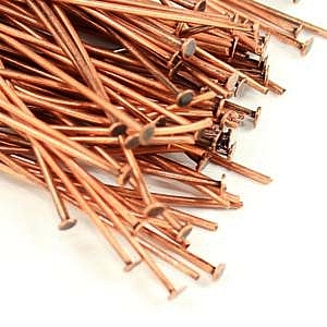 3cm-Head Pins-Antique Copper (100pcs)